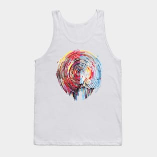 World City Circle Of Life Optimistic Fun Abstract Tank Top